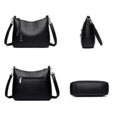 Genuine Brand Women's Soft Leather Shoulder Bags Luxury Designer Crossbody Bags Ladies Casual Tote Bag Messenger Commuting Sac