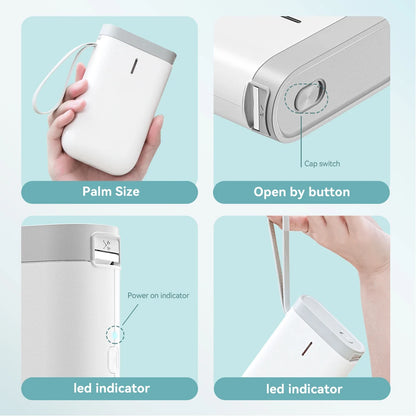 Niimbot D110/D11/H1S Mini Thermal Label Printer Portable Paper Maker Wireless Sticker Machine Inkless Labeller for Office Home