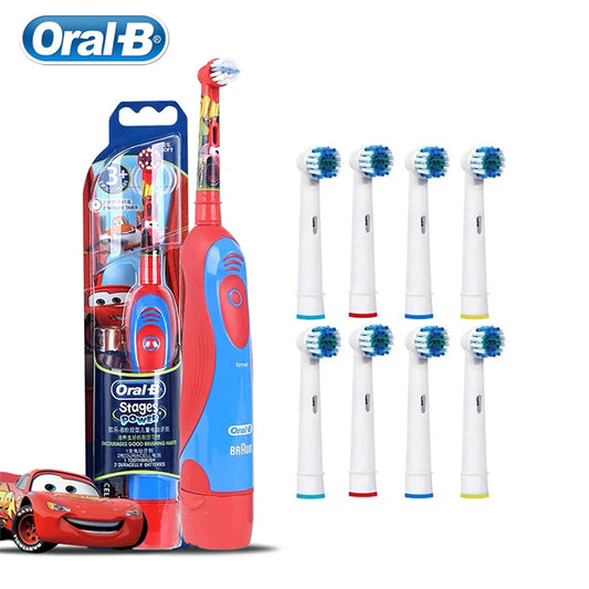 Oral B Electric Toothbrush for Kids Soft Brush Rotating Clean Teeth Brush For Kid Gentle Clean Teeth Waterproof Kid Tooth Brush