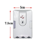 Portable Black Silver Luggage Password Lock Replacement Anti-Theft Suitcase Lock Buckle Security Tool Lock Catch Security Padlock