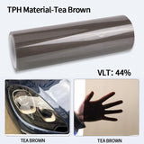 Car Headlight & Taillight & Fog Light Lamp wrap Film Smoke Black TPH PU PPF Protective Film For Car Styling Motorcycle Decorate