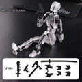 DIY 13 Action Multi-Jointed Movable Shapeshift Robot 3D Printed Mannequin Dummy Action Model Home Decor Figurines for Children