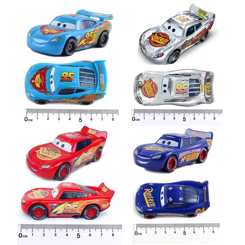 Disney Pixar Cars 3 Hibiscus 1:55 Diecast Metal Car Toy Black Storm Jackson Model Children Cars 2 Toys Boy Christmas Gifts