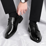 3/6/8 CM Elevator Shoes Men Dress Shoes Black Soft Leather Men Heightening Formal Shoes Casual Business Men Oxfords Suit Shoes