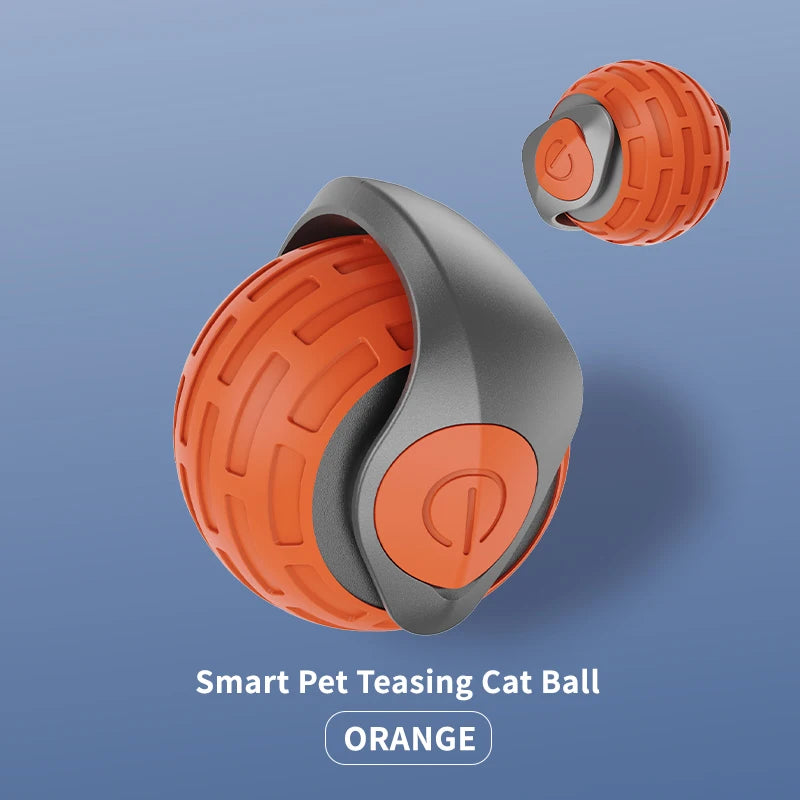 Pelota interactiva inteligente recargable para mascotas, juguete motorizado, para entrenamiento de perros y gatos, con simulación de ratón, 3 modos y función de despertador.
