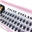 5D DIY Cluster Invisible band Lashes Segmented Bundle Thick Eyelashes Extension Russian Volume Individual False Lashes Cilios