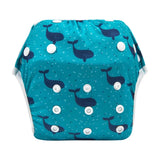 Pañal de baño reutilizable U PICK ALVABABY con diseño de moda para bebés menores de 1 año