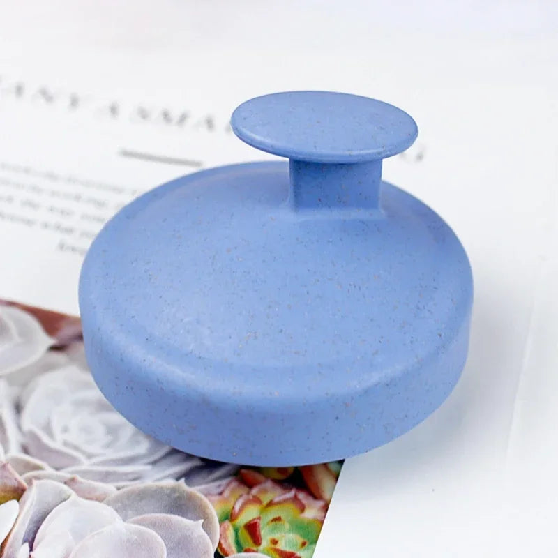 Limpieza y masaje de cabeza Cepillo de masaje para cuero cabelludo húmedo y seco Masaje suave Bolsa de aire acolchada Acondicionamiento profundo del cuero cabelludo no invasivo