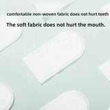 Pet Teeth Cleaning Dental Finger Wipes for Dogs & Cats, Reduces Plaque & Freshens Breath No-Rinse Dog Teeth Care Finger Wipes, E