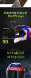 Motorcycle Helmet Full Face Double Lens Capacete Professional Men Women Four Seasons DOT ECE Approved Safety Protective Casco