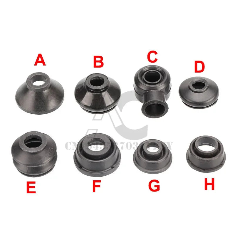 4pcs Universal Ball Joint Turn Rods Rubber Boot Dust Cover Replacement Control Arm Protector Car Suspension Steering Accessories