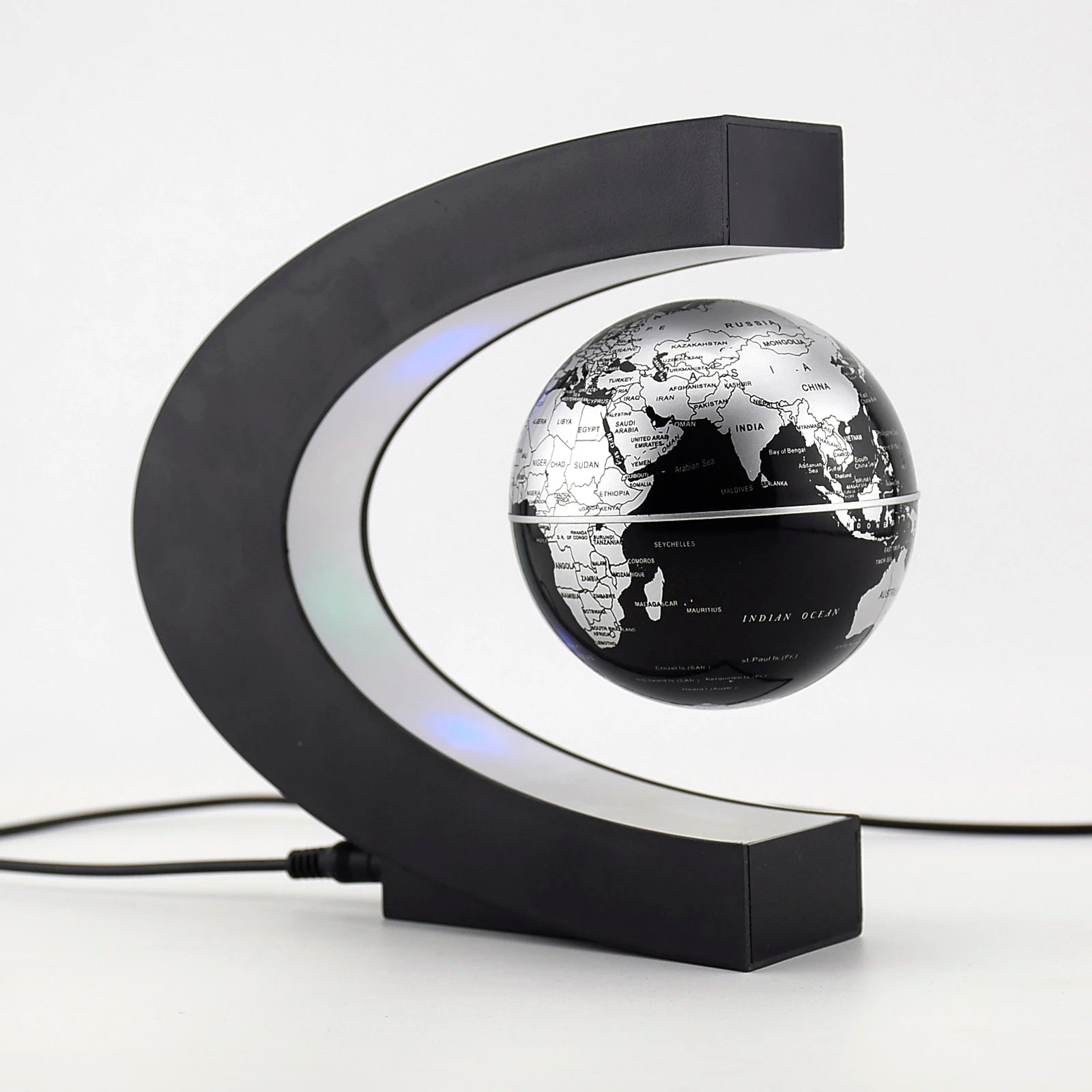 Magnetic Floating Levitation Globe LED World Map Electronic Anti-Gravity Lamp Novelty Ball Light Home Decor Lamps Birthday Gifts