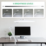2,200 Lumens LED Task Lamp Super Bright Desk Lamp 117 Pcs SMD LED 4 Level Brightness Dimmable Task LED Light for Home Office