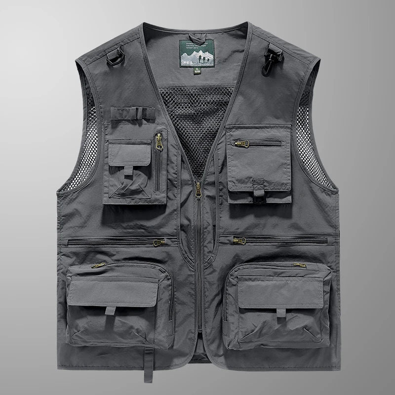 Artículos versátiles nuevos de primavera, otoño y verano 2024 en existencia, chalecos de moda y tendencia, ropa para hombre Jeep, compras y