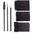 Conjunto de pincéis descartáveis, 200 peças, varinhas de rímel, pincéis labiais, aplicador de microbrush, cotonete para extensão de cílios, ferramentas de maquiagem de sobrancelha