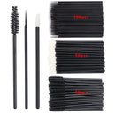 200pcs Disposable Eyelash Brush Set Mascara Wands Lip Brushes Microbrush Applicator Cotton Swab for Eyelash Extension Eyebrow Makeup Tools 