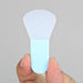 Blue fan-shaped