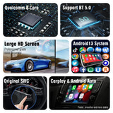 15.6" For Toyota Land Cruiser 200 LC200 2006-2020 Android 13 Multimedia Screen Car Radio GPS Navigation CarPlay Player Stereo