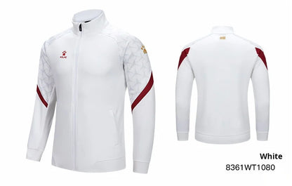 Chaqueta de punto de entrenamiento de fútbol Kelme, serie Qatar para hombre, primavera 2024, para deportes al aire libre, running, fitness, abrigo cortavientos