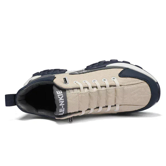 Zapatillas de plataforma para hombre, zapatos para correr, 2025, nuevas zapatillas de marca de lujo, informales, vulcanizadas, cómodas, para hombre.