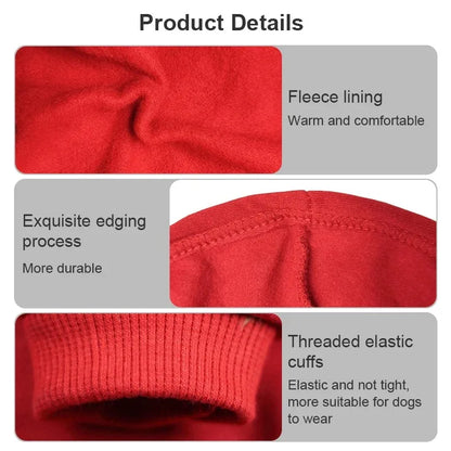 Ropa cálida para perros de otoño e invierno, sudaderas con capucha para perros Adidog, abrigo cálido para mascotas, chaqueta para perros medianos y grandes, suéter, ropa para cachorros de bulldog francés