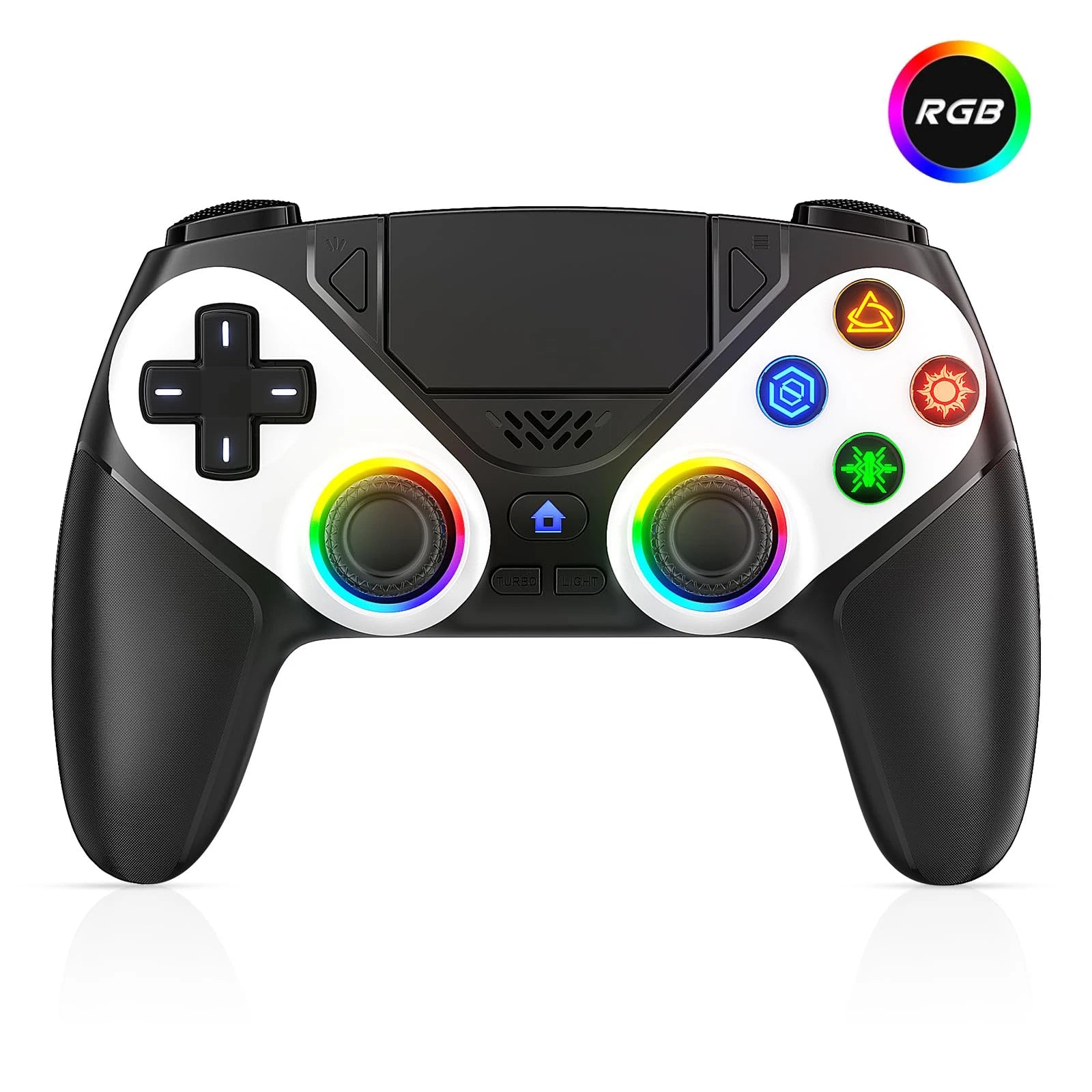 Controller For Playstation 5 PS5/PS5 Pro/Slim/PC Gamepads W/Hall Effect RGB Wireless Game Control Joystick Marco/Turbo Program