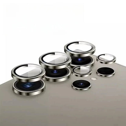 Metal Lens Glass For Samsung Galaxy S25 Ultra S25Plus S24Ultra Lens Ring For Samsung S23 S24 S25Ultra Camera Lens Protector
