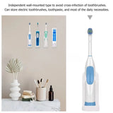 1-4PCS Electric Toothbrush Wall-Mounted Holder Space Saving No Punching Bathroom Accessories Toothbrush Stand Rack Organizer