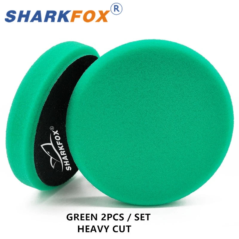 Esponjas de pulido Sharkfox de 5" (125 mm) y 6" (150 mm) para pulidoras DA/RO/GA