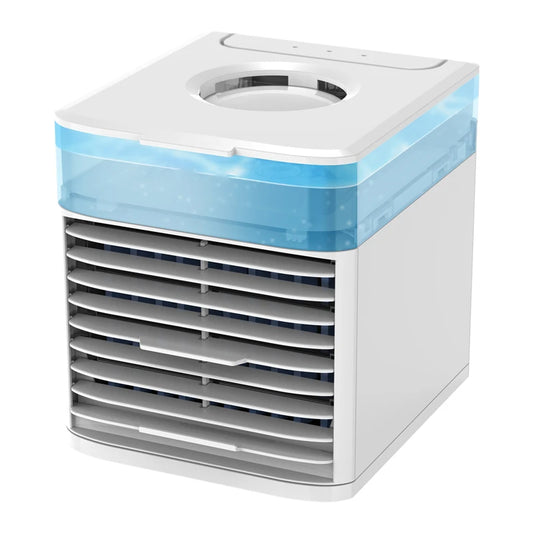2025 New Portable Air Conditioner with Ultraviolet Germicidal Lamp USB Air Cooler Desktop Mini Cooling Fan