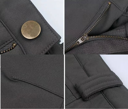 Men's City Gargo Winter Tactical SharkSkin Jackets Hiking Pants Fishing Climbing Trekking Casual Hunting Camping Trousers M-5XL