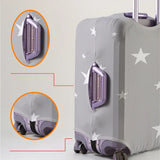 White star pattern luggage protection cover, suitable for 18-32 inch luggage, luggage handle gloves, travel accessories