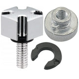 Motorcycle Universal Rear Fender Seat Screw Bolt Nut Knob Cover For Harley Sportster Fatboy Dyna Softail V-ROD Touring Tri Glide