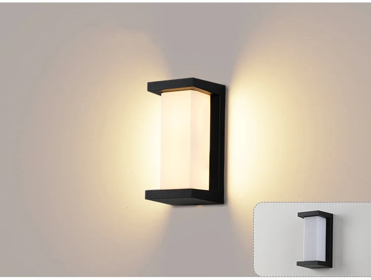 Led Outdoor Wall Light Waterproof IP65 Motion Sensor Led Outdoor Lighting Porch Lights Balcony Garden Lights Outdoor Wall Lamp