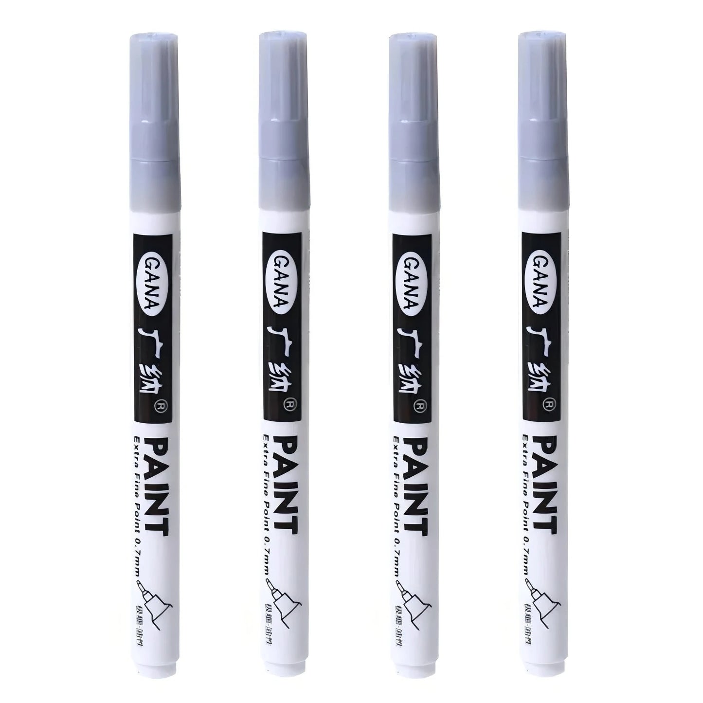 Fine tip permanent Paint Marker Pen DIY Paint Metallic Pen Permanent Gold SILVER Marker Touch Up,School Model Painting