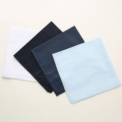 Men High Quality Cotton Handkerchief To Send Elders Square Scarf Retro Napkin Soft Sweaty Women Quick Drying Pocket Handkerchief
