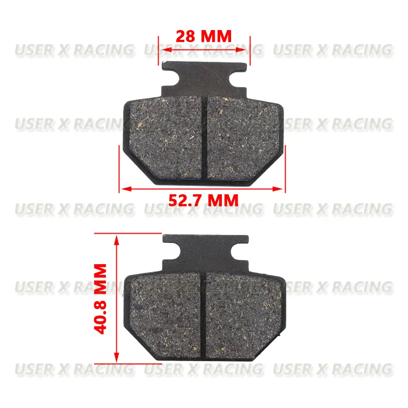USER-X Universal Motorcycle Disc Brake Pad Front Rear Disc Brake Pads Block Shoes Scooter VICTORIA Blade RG125 Honda 145