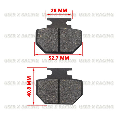 USER-X Universal motorcycle disc brake pad Brakes Front Rear Disc Brake Pads block Shoes scooter VICTORIA blade rg125 honda 145