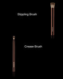 10pcs/set Hourglass Makeup brushes Powder Eyeshadow Domed Crease Make up brush Stippling Angled Shadow Brow with cosmeetic bag