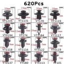 Mixed Size Car Plastic Retainer Clips Automobile Fender Push Pin Rivet Door Trim Panel Retainer Automobile BumperFasteners Tool