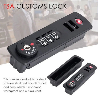 Padlock Luggage Weatherproof Anti-theft Safely Code Lock TSA Customs Lock 3 Digit Combination Lock TSA21123 Password Lock