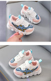 Tennis Shoe LED Children Trainer Cartoon Boy Casual Sneaker for Boy Kid Shoe for Girl Mesh Breathable Shoe Baby Illuminated Shoe