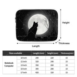 Black Cat Laptop Bag Tablet Notebook Case For Hp Dell Lenovo Computer For Macbook Air Pro Retina 10-17 Sleeve