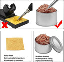 Soldering Iron Tip Cleaner Desoldering Cleaning Ball Welding Soldering Iron Mesh Filter Metal Wire Stand Steel Ball Tin Remover