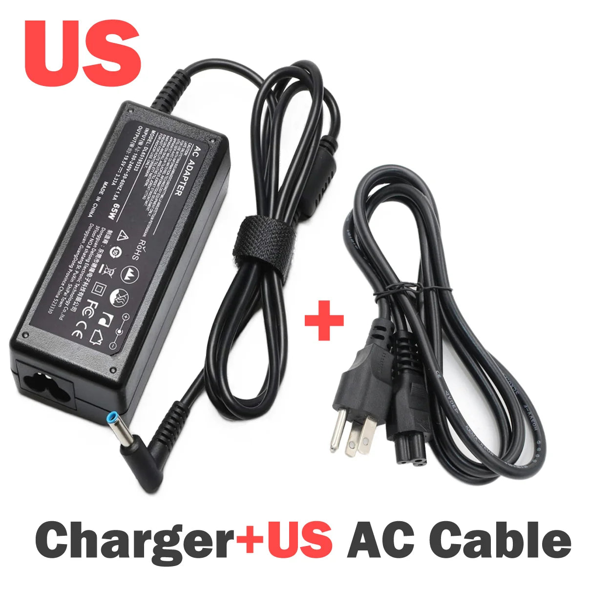 Nuevo adaptador de corriente para portátil de 65 W para HP ProBook 430, 440, 450, 455 y 470 G5.