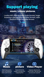 SF3500 Retro Handheld Video Game Console Linux System 5.0 Inch 854*480 IPS Screen 3000mAh Portable Pocket Video Player Games