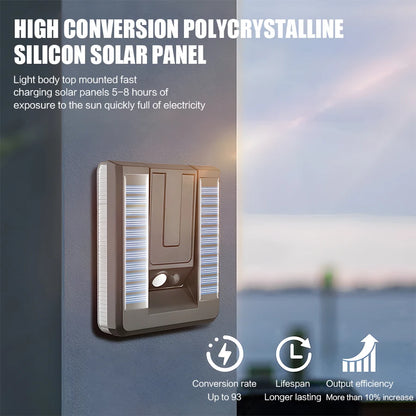 New Outdoor Solar Sensor Wall Light Folding  Light 3 Modes 120°  Adjustable Waterproof Courtyard Corridor Balcony Outdoor