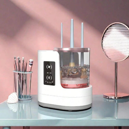 Valentine's Day gift, an exclusive electric makeup brush cleaner for women, a cleaning tool for makeup brushes and foundation.