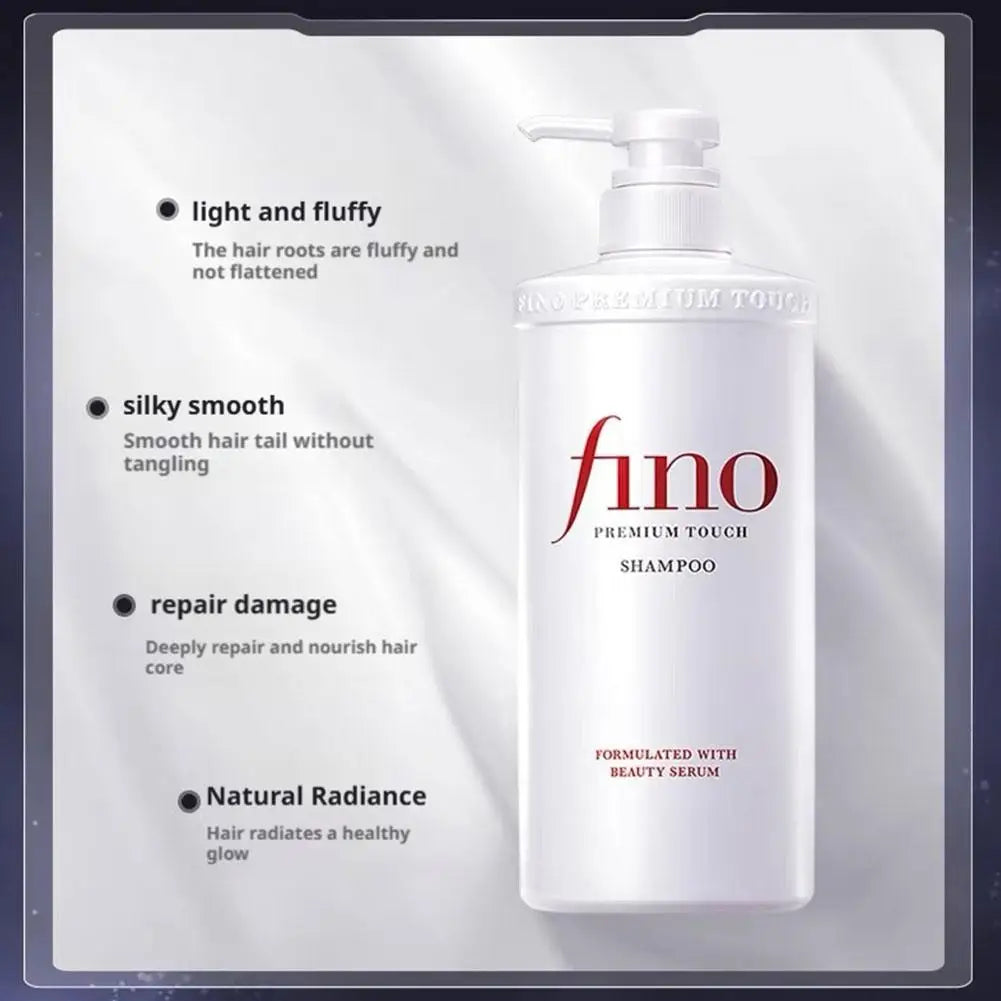 Fino Premium Touch Hair Care Set – Shampoo, Conditioner & Hair Mask, Japan Original, Deeply Nourish, Improve Frizz, Oil Control