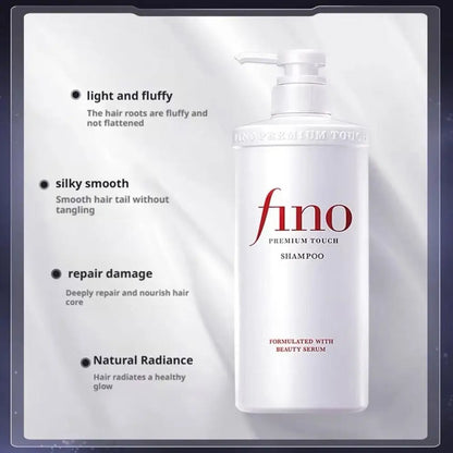 Fino Premium Touch Hair Care Set – Shampoo, Conditioner & Hair Mask, Japan Original, Deeply Nourish, Improve Frizz, Oil Control